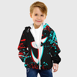 Куртка с капюшоном детская SAINTS STANDOFF 2 ANAGLYPH, цвет: 3D-белый — фото 2