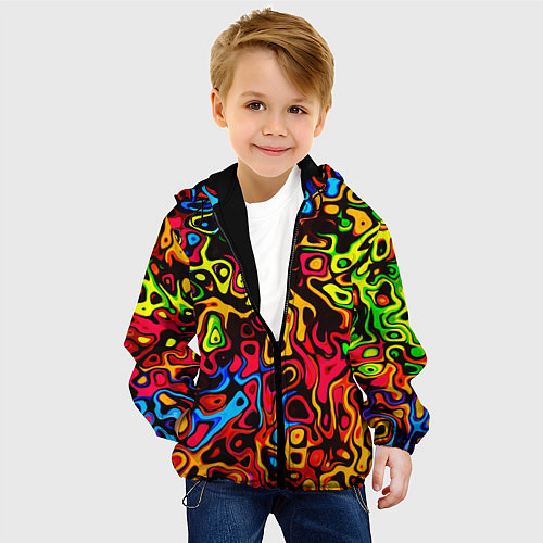 Детская куртка LIQUID / 3D-Черный – фото 4