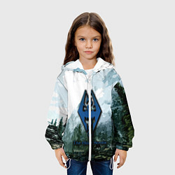 Куртка с капюшоном детская The Elder Scrolls Довакин, цвет: 3D-белый — фото 2