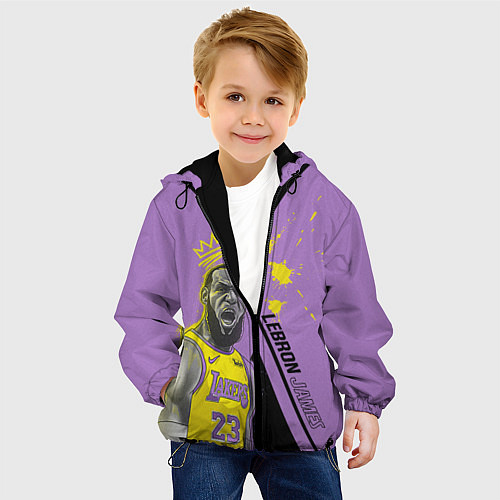 Детская куртка Леброн джеймс / 3D-Черный – фото 4