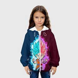 Куртка с капюшоном детская Vegeta power, цвет: 3D-белый — фото 2