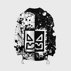 Куртка с капюшоном детская Geometry Dash: Black, цвет: 3D-черный