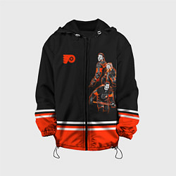 Куртка с капюшоном детская Philadelphia Flyers, цвет: 3D-черный