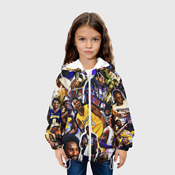 Куртка с капюшоном детская КОБИ БРАЙАНТ KOBE BRYANT, цвет: 3D-белый — фото 2