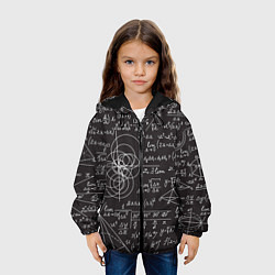 Куртка с капюшоном детская Алгебра и Геометрия, цвет: 3D-черный — фото 2