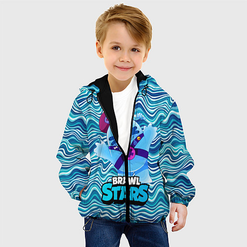 Детская куртка Сквик Squeak Brawl Stars / 3D-Черный – фото 4