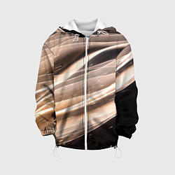 Куртка с капюшоном детская МлеЧныЙ Путь, цвет: 3D-белый