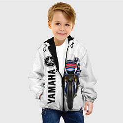 Куртка с капюшоном детская YAMAHA 002, цвет: 3D-черный — фото 2