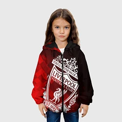 Куртка с капюшоном детская LIVERPOOL ЛИВЕРПУЛЬ, цвет: 3D-черный — фото 2
