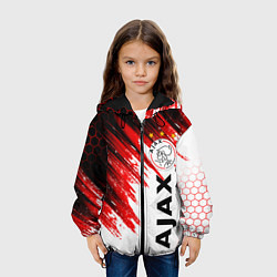 Куртка с капюшоном детская FC AJAX AMSTERDAM ФК АЯКС, цвет: 3D-черный — фото 2