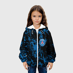 Куртка с капюшоном детская Пари Сен-Жермен Paris Saint-German, цвет: 3D-белый — фото 2