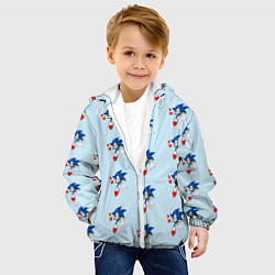 Куртка с капюшоном детская Sonics dance, цвет: 3D-белый — фото 2