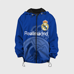Куртка с капюшоном детская REAL MADRID РЕАЛ МАДРИД, цвет: 3D-черный