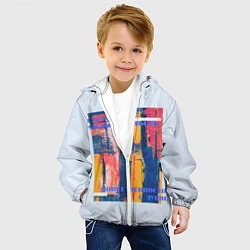 Куртка с капюшоном детская ИСКУССТВО ДУШИ, цвет: 3D-белый — фото 2