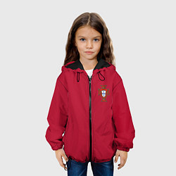 Куртка с капюшоном детская Portugal home, цвет: 3D-черный — фото 2