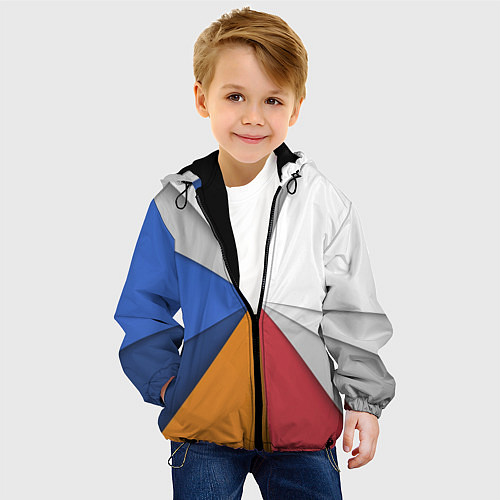 Детская куртка Трегоугольник / 3D-Черный – фото 4