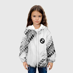 Куртка с капюшоном детская BMW ПРОТЕКТОР ШИН, цвет: 3D-белый — фото 2