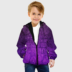 Куртка с капюшоном детская Египет 3D, цвет: 3D-черный — фото 2