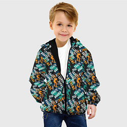Куртка с капюшоном детская SKATEBOARD, цвет: 3D-черный — фото 2