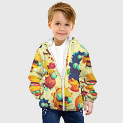 Куртка с капюшоном детская Crazy Simpsons, цвет: 3D-белый — фото 2