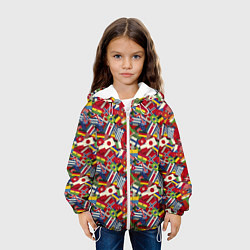 Куртка с капюшоном детская Страны Мира, цвет: 3D-белый — фото 2