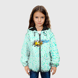 Куртка с капюшоном детская Орел, цвет: 3D-черный — фото 2