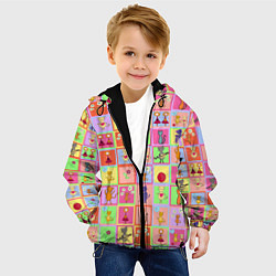 Куртка с капюшоном детская Хороший день, цвет: 3D-черный — фото 2