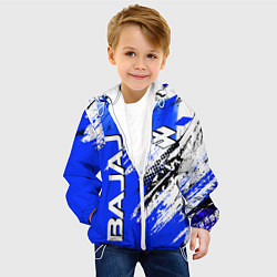 Куртка с капюшоном детская BAJAJ БАДЖАДЖ МОТОСПОРТ, цвет: 3D-белый — фото 2