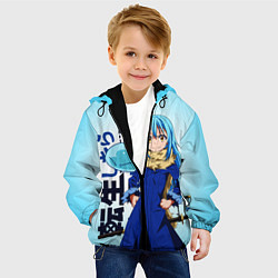 Куртка с капюшоном детская Римуру Темпест, TenSura, цвет: 3D-черный — фото 2