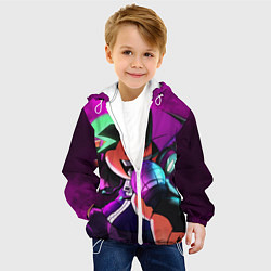 Куртка с капюшоном детская Бойфренд Boyfriend FNF, цвет: 3D-белый — фото 2