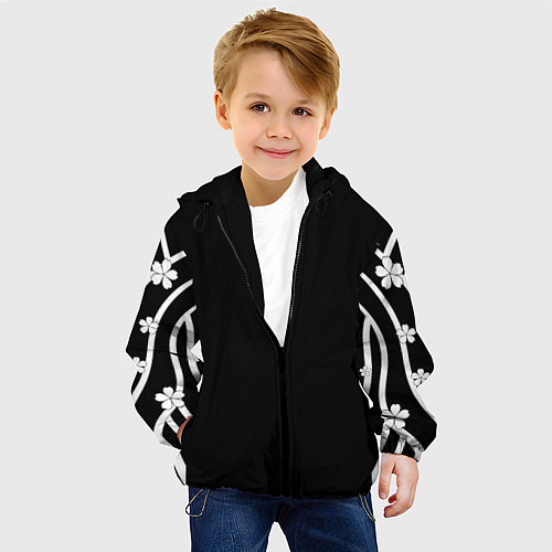 Детская куртка КАВАРАГИ СЕНДЖУ БРАХМА / 3D-Черный – фото 4