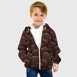 Куртка с капюшоном детская Незерит, цвет: 3D-белый — фото 2