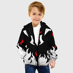 Куртка с капюшоном детская YOUNG MAGIC Мерч, цвет: 3D-черный — фото 2