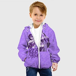 Куртка с капюшоном детская Сёгун Райден, цвет: 3D-белый — фото 2