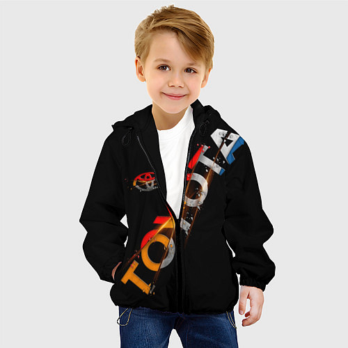 Детская куртка TOYOTA FRAGMENTS / 3D-Черный – фото 4