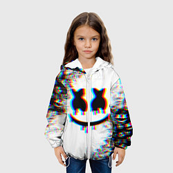 Куртка с капюшоном детская MARSHMELLOW GLITCH, цвет: 3D-белый — фото 2