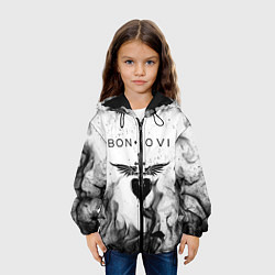 Куртка с капюшоном детская BON JOVI HEART СЕРДЦЕ, цвет: 3D-черный — фото 2