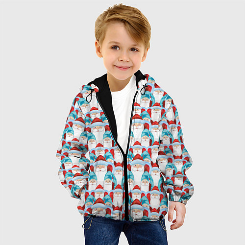 Детская куртка Дедушки Морозы / 3D-Черный – фото 4