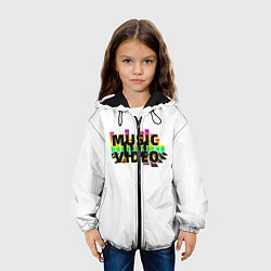 Куртка с капюшоном детская Merch - DJ MUSICVIDEO, цвет: 3D-черный — фото 2