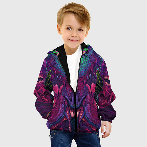 Детская куртка Скоростная тварь / 3D-Черный – фото 4