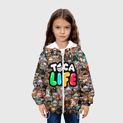 Куртка с капюшоном детская Toca Life, цвет: 3D-белый — фото 2