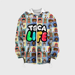 Куртка с капюшоном детская Toca Life, цвет: 3D-белый