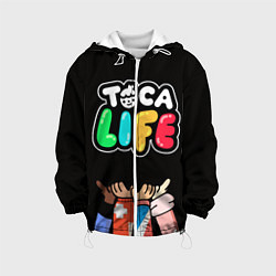 Куртка с капюшоном детская Toca Life: Friends, цвет: 3D-белый