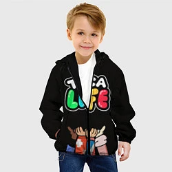 Куртка с капюшоном детская Toca Life: Friends, цвет: 3D-черный — фото 2
