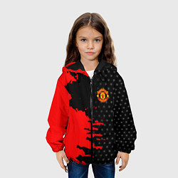 Куртка с капюшоном детская МАНЧЕСТЕР ЮНАЙТЕД FCMU MANCHESTER UNITED RED DEVIL, цвет: 3D-черный — фото 2