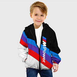 Куртка с капюшоном детская MPower BMW, цвет: 3D-черный — фото 2