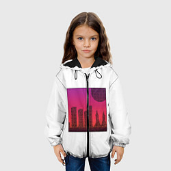 Куртка с капюшоном детская QR-Town, цвет: 3D-черный — фото 2