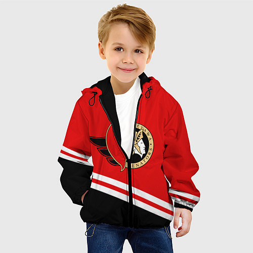 Детская куртка Оттава Сенаторз / 3D-Черный – фото 4