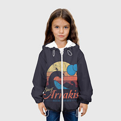 Куртка с капюшоном детская Дюна Арракис, цвет: 3D-белый — фото 2