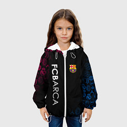 Куртка с капюшоном детская FC BARCA CHEMPION, цвет: 3D-белый — фото 2